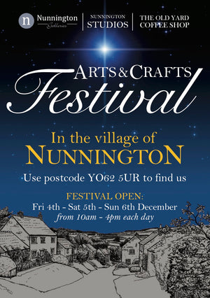 Arts and Crafts Festival in Nunnnington Starting Friday December 4th at 10.00am